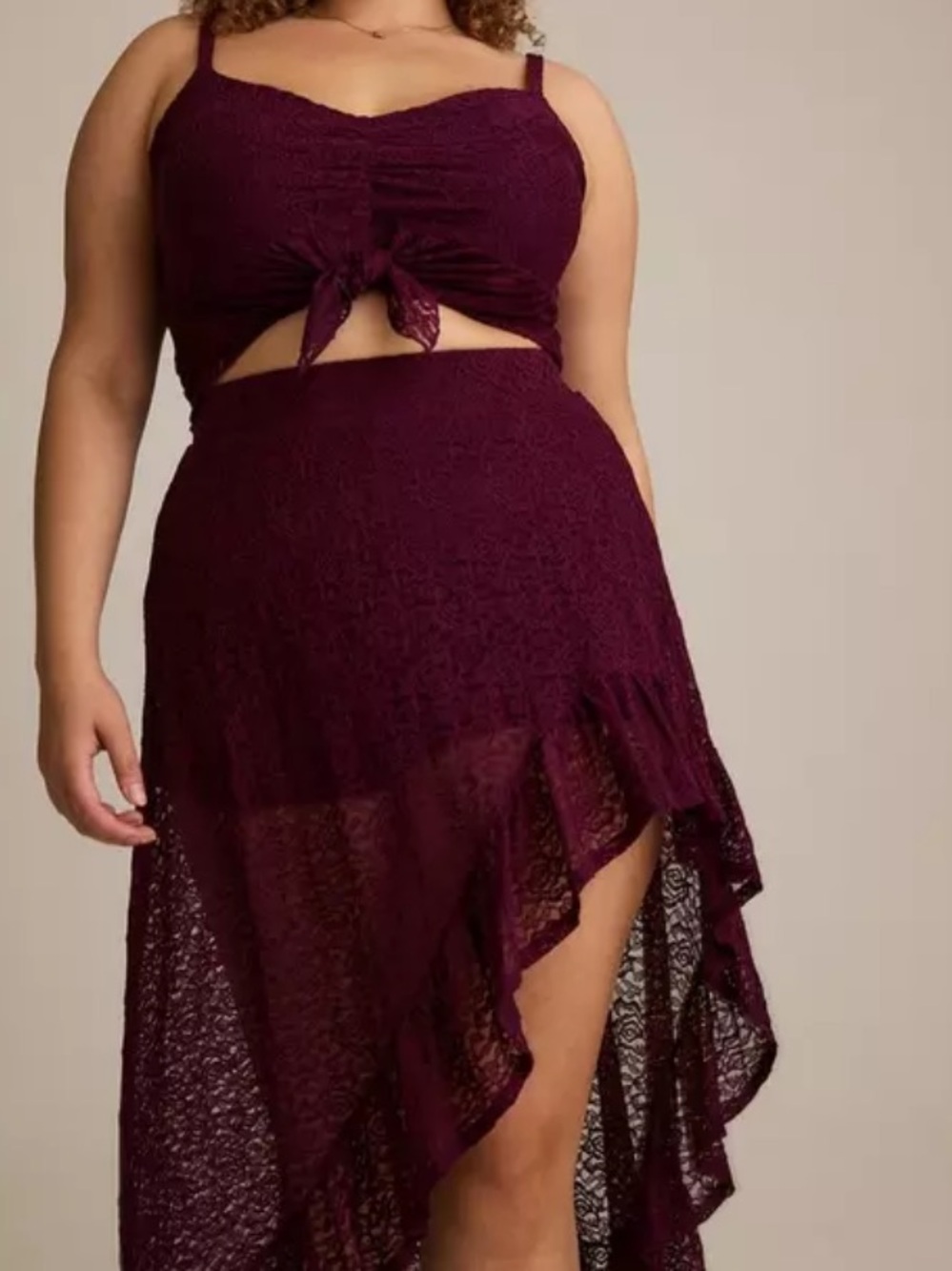 Torrid Festi Asymmetrical Lace Skirt 1X NWT - Picture 2 of 5